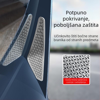 Kook prednja mreža srednje mreže, anti-insect mreža, dvostruka disipacija topline, plastični zaštitni pokrov za prašinu, naljepnica za Changan Deep Blue S07S7