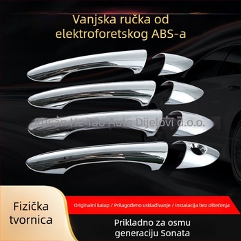 ABS dekorativna zaštitna naljepnica za vanjsku ručicu vrata Hyundai Sonata 11-15 (8. generacija)
