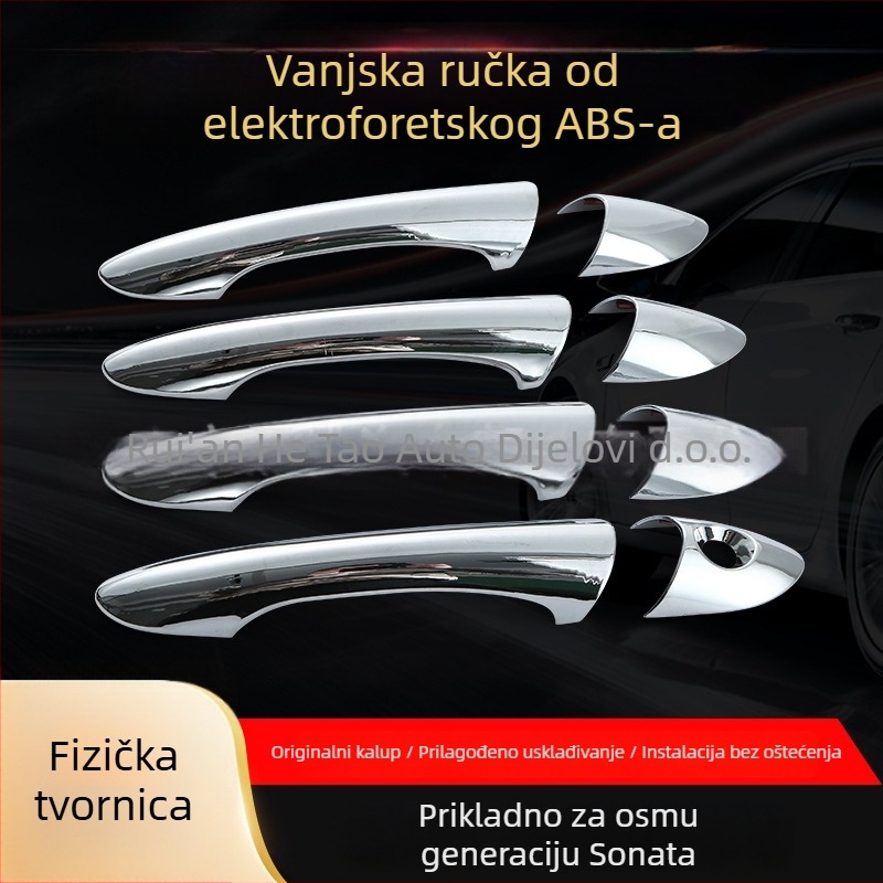 ABS dekorativna zaštitna naljepnica za vanjsku ručicu vrata Hyundai Sonata 11-15 (8. generacija)