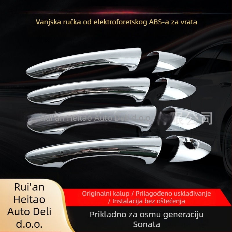 ABS dekorativna zaštitna naljepnica za vanjsku ručicu vrata Hyundai Sonata 11-15 (8. generacija)