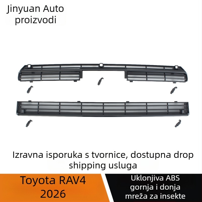ABS unutarnja mreža protiv insekata za 26. generaciju Toyota RAV4 – gornja i donja mreža, samoljepljiva ugradnja