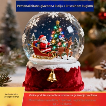 Glazbena kutija-ukras od sintetičke smole, obrada smole, prilagodljivo, oblik karikature, 3D unutrašnjost