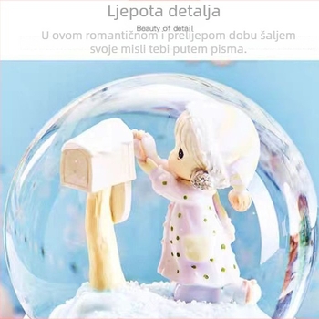 Ukrasna glazbena kutija od smole, karikaturni oblik, ručna izrada, prilagodljivo