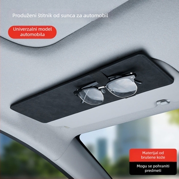 Lorsky nubuk automobilni sjenilnik s proširenjem, podesiva vizira, anti-odsjajni, ugrađena instalacija, univerzalna kompatibilnost, ispis logotipa dostupan