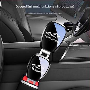 Weiyis Proširivač sigurnosnog pojasa za automobil - model A-8, materijali: nehrđajući čelik i ABS, prilagodba dostupna, ispis logotipa moguć