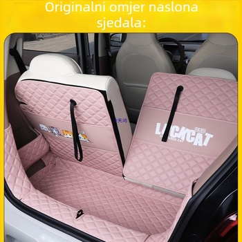 Mat prtljažnika za Wuling Hongguang s četiri vrata, unutrašnjost Hongguang Mini Macaron (treća i četvrta generacija), Materijal: TPE+XPE; Protuklizni; Prilagođeno modelu