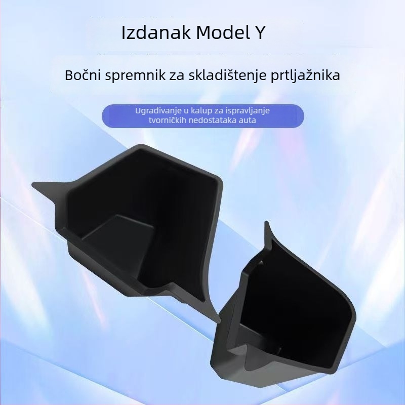 Kutija za prtljažnik s bočnim džepovima za Tesla Model Y i Model 3, TPE materijal