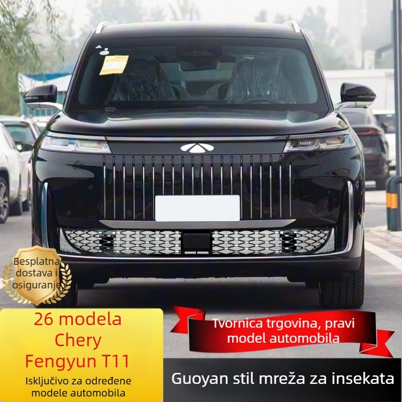 Insektima zaštitna mreža prednjeg hladnjaka – Materijal: ABS + mreža od nehrđajućeg čelika 304; Životni vijek: 3 godine