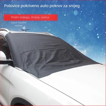 Automobilska sjenila za prozor – zaštita od snijega, vjetra i prašine, ugradnja na klik, srebrno premazana tkanina, 80–180 g, prilagodljivo, moguć ispis logotipa