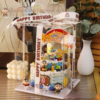 Edukativni građevinski blokovi s glazbenim kutijom, ABS plast, 800+ komada, 1 kg, za uzrast 7–14 godina