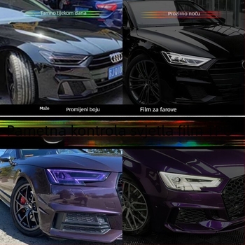 TPU film za prednje svjetlo s funkcijom kontrole svjetla (Materijal: Stickers; Tip: Reflective warning stickers; Ugradnja: s usisnom čašom; Veličina: Drugo; Uzorak: Drugo)