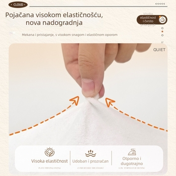 Arc navlaka za stolicu, velur, protuklizna, prašnjom otporna i ogrebotine mačaka, moderan minimalistički stil, uzorak s slatkim životinjama