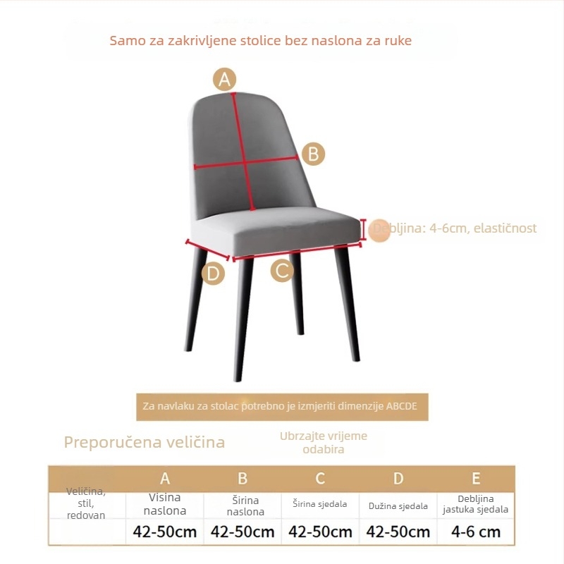 Arc navlaka za stolicu, velur, protuklizna, prašnjom otporna i ogrebotine mačaka, moderan minimalistički stil, uzorak s slatkim životinjama