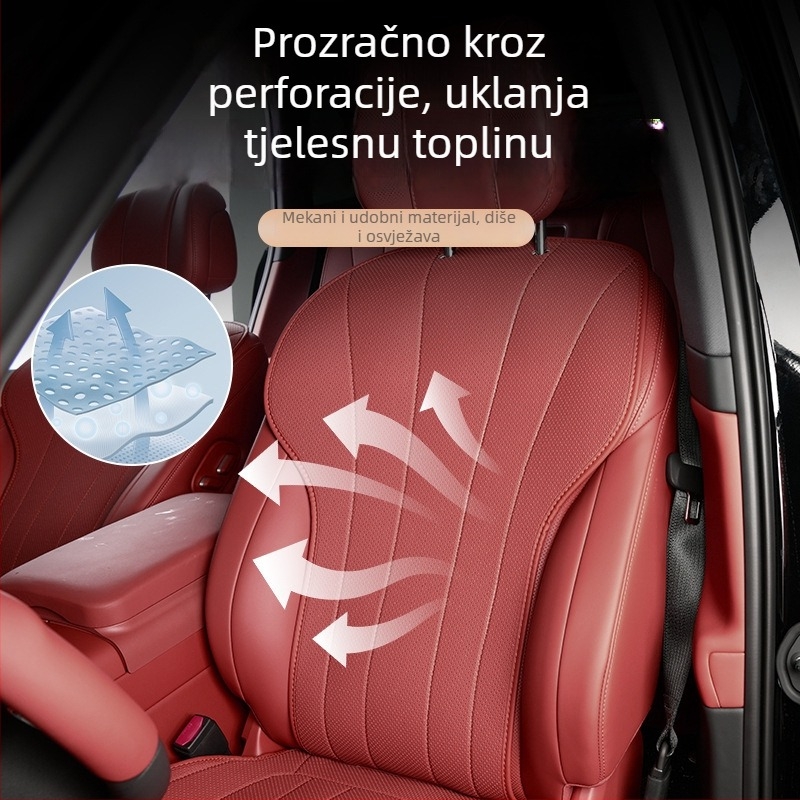 Set navlaka za autosjedalice od Nappa kože, prozračna, za sve sezone, kompatibilno s 26 modela Wenjie M7.