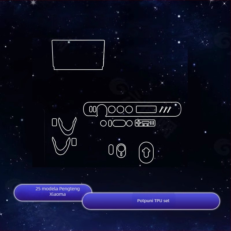 TPU prozirni zaštitni film za LCD zaslon instrumenta – unutarnja zaštita