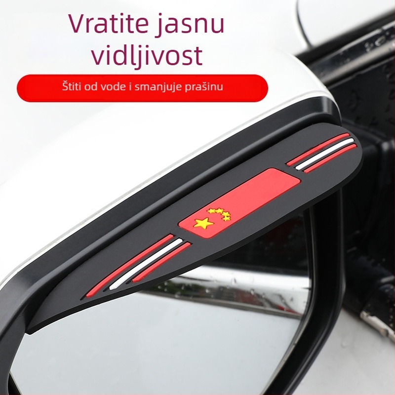 Zaštita od kiše za retrovizor – PVC materijal, snažno prianjanje, univerzalna kompatibilnost, prilagodljivo