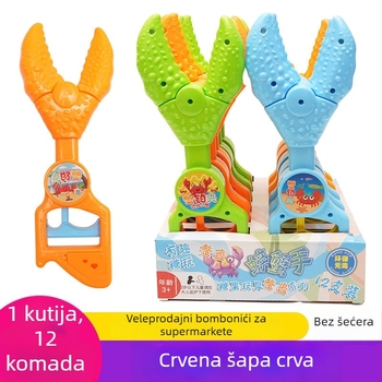 Set igračaka s crab clipom, 12 komada, plastični alati za igru u pijesku na plaži za djecu 4–6 godina