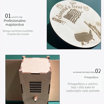3D puzzle od ploče gustoće, DIY i prilagođavanje po crtežima, pakiranje u mrežastu torbu, za uzrast 14+