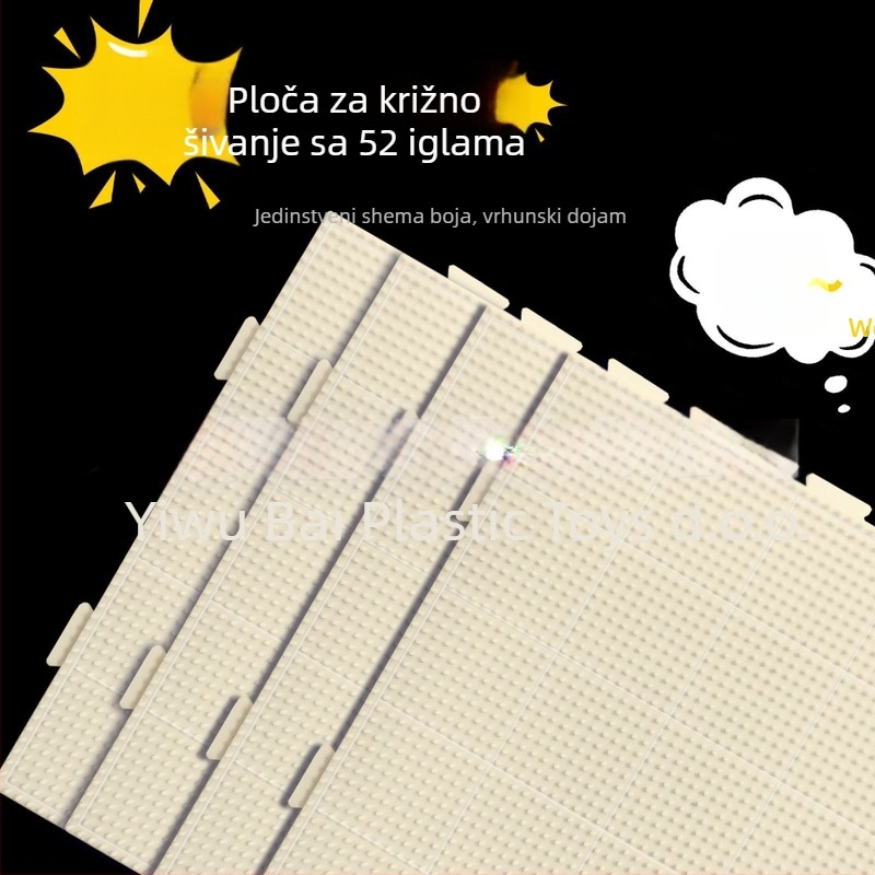 Diyfashion Plastična Ravna Puzzle Ploča – Visokotemperaturna Otpornost, Šablona Graviranja 52×52