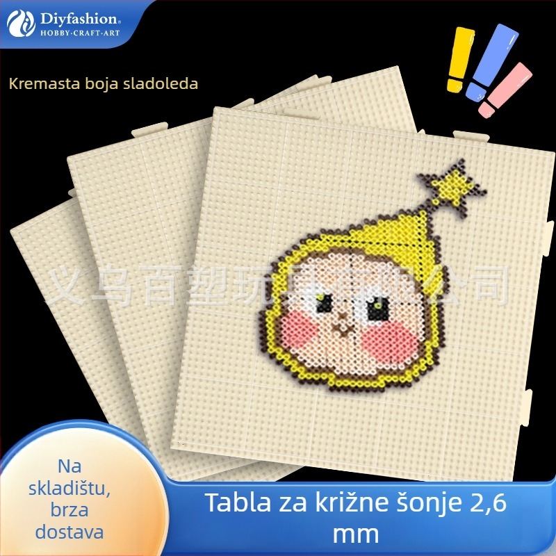 Diyfashion Plastična Ravna Puzzle Ploča – Visokotemperaturna Otpornost, Šablona Graviranja 52×52