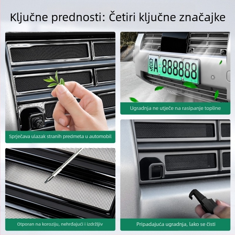 Auto mreža protiv insekata za Fang Cheng Bao Titanium 7, moskitna mreža, zaštita spremnika vode, zaštitna mreža bez demontaže, dekorativni dodatak