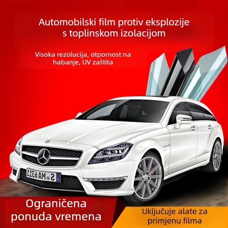 Nano keramički film za automobilske prozore: UV zaštita 80–90%, prozirnost 70–80%, toplinska izolacija i privatnost