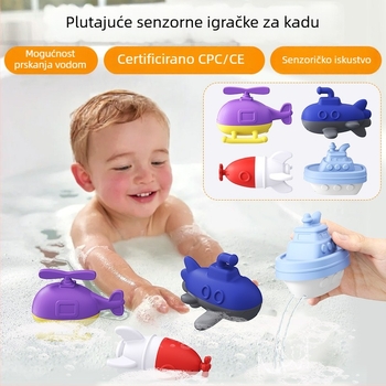 Silikonske igračke za kupanje za bebe i malu djecu (0–2 godina) - vodene igre, igračke za kupanje, vanjske igračke za plažu