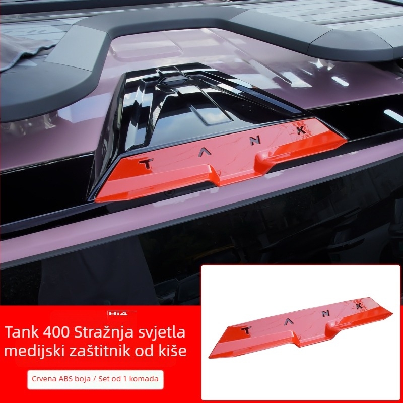Tank 400 Hi4T kišni pokrov za stražnje ogledalo sa stream medijem, kamera obrva i modifikacijom svjetala