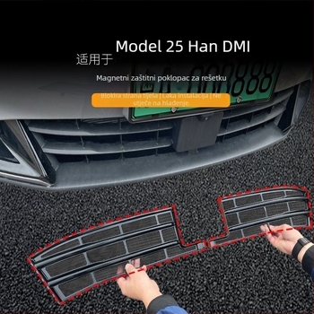 Prednja mreža BYD Han DMI - mreža protiv insekata s ABS okvirom i nehrđajućom čeličnom mrežom; Šifra proizvoda: Byd han front gear; Radni vijek: 3–5 godina