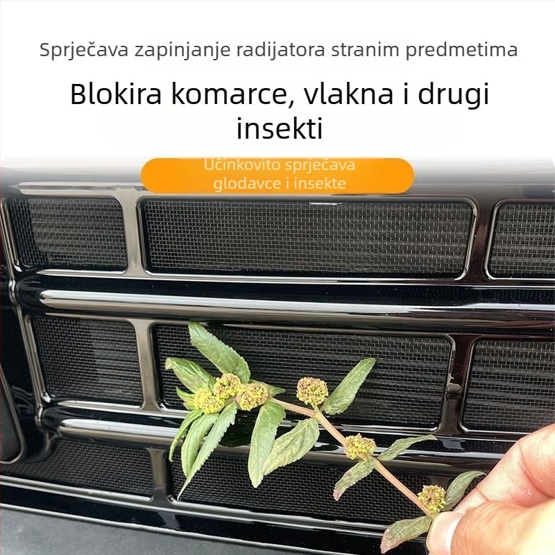 Prednja mreža BYD Han DMI - mreža protiv insekata s ABS okvirom i nehrđajućom čeličnom mrežom; Šifra proizvoda: Byd han front gear; Radni vijek: 3–5 godina