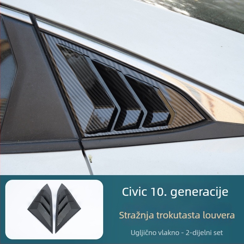 ABS poklop retrovizora za Honda Civic desete generacije (2016–2021) — zaštitno kućište, dekorativni dio