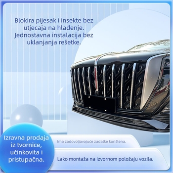 Integrirana mreža protiv insekata s integriranim kopčama za Hongqi HS5 (23–25), prednja srednja mreža, zaštita vodnog spremnika, protiv komaraca i peludi