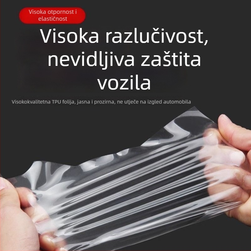 TPU zaštitni film za središnji stub Tesla Model 3/Y – B-stup protiv ogrebotina, 1 godina jamstva