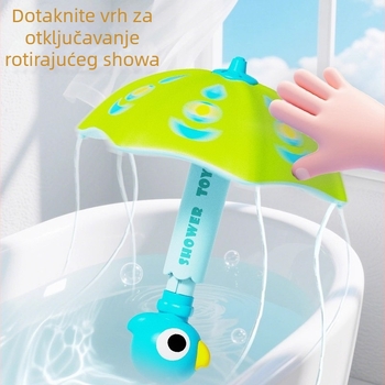 Vodena pištolj s kišobranom, plastična igračka za vodu za djecu 4–6 godina