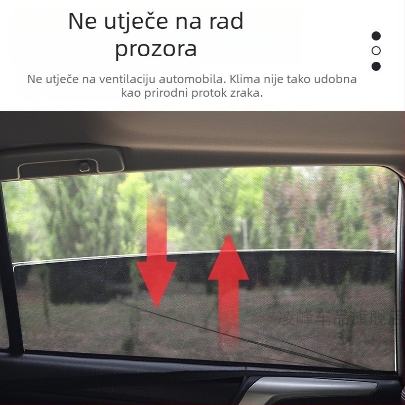 Automobilska mreža za prozor protiv komaraca, kompatibilna s različitim modelima, materijal: drugi, bez prilagodbe