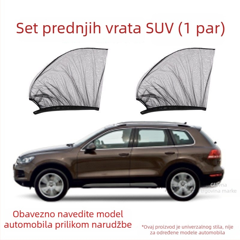 Automobilska mreža za prozor protiv komaraca, kompatibilna s različitim modelima, materijal: drugi, bez prilagodbe