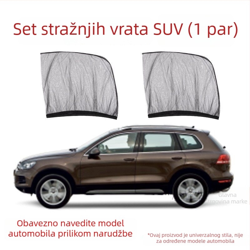 Automobilska mreža za prozor protiv komaraca, kompatibilna s različitim modelima, materijal: drugi, bez prilagodbe