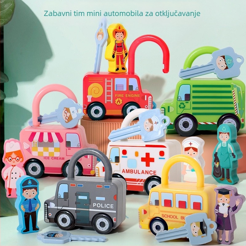 Igračka za otključavanje – Ručna igra spajanja grafika prometa s skuterom, ABS materijal, podrijetlo Zhejiang, DIY-friendly, kutija u boji