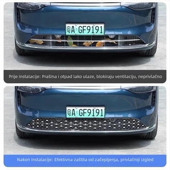 Wenjie M7 Starry Sky mreža protiv insekata za prednji radijator, ABS materijal, podešeni otvor, kompatibilan promjer žice, dugotrajan vijek