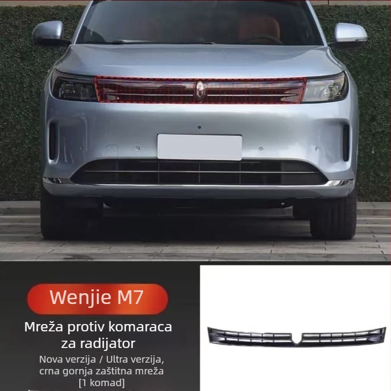 Wenjie M7 Starry Sky mreža protiv insekata za prednji radijator, ABS materijal, podešeni otvor, kompatibilan promjer žice, dugotrajan vijek