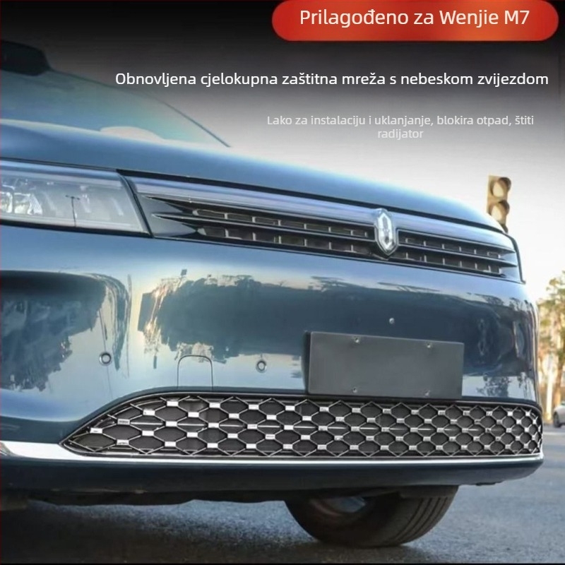Wenjie M7 Starry Sky mreža protiv insekata za prednji radijator, ABS materijal, podešeni otvor, kompatibilan promjer žice, dugotrajan vijek