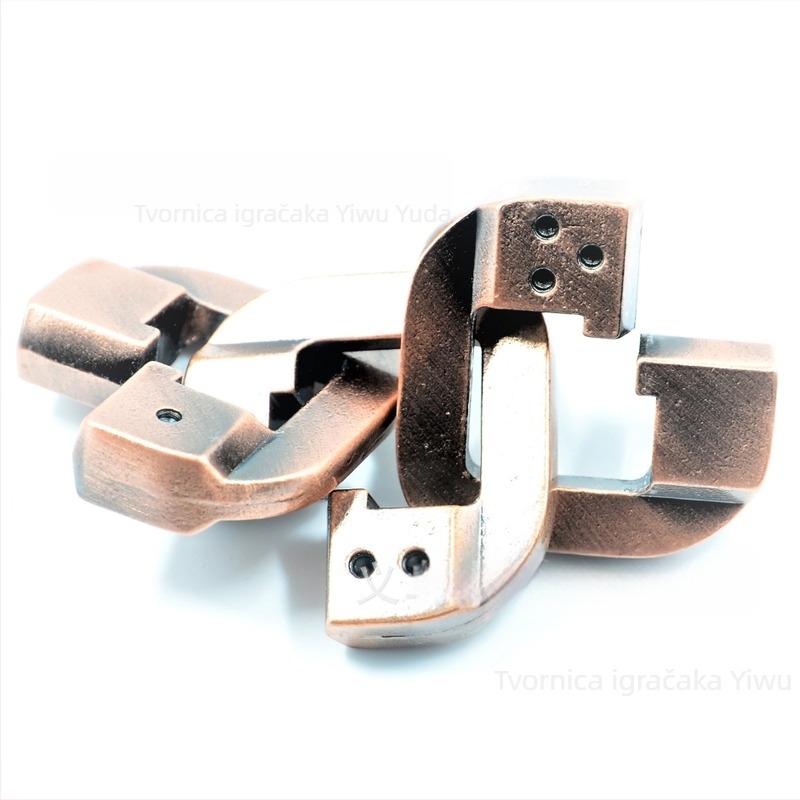 Keshi legura puzzle brava – Kong Ming/Luban Lock, tri u jedan, za uzrast 15–35