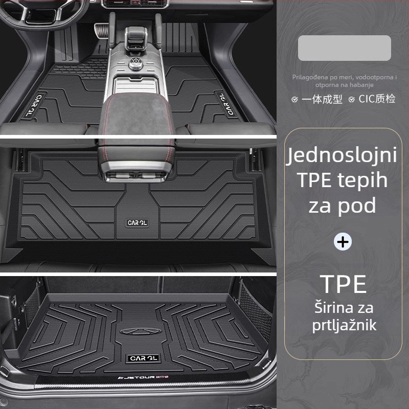 TPE prostirke za podove i prostirke prtljažnika za Jietu Traveler Shanhai T2 – namijenjeno vozilu, porijeklo Zhejiang, prilagodljivo