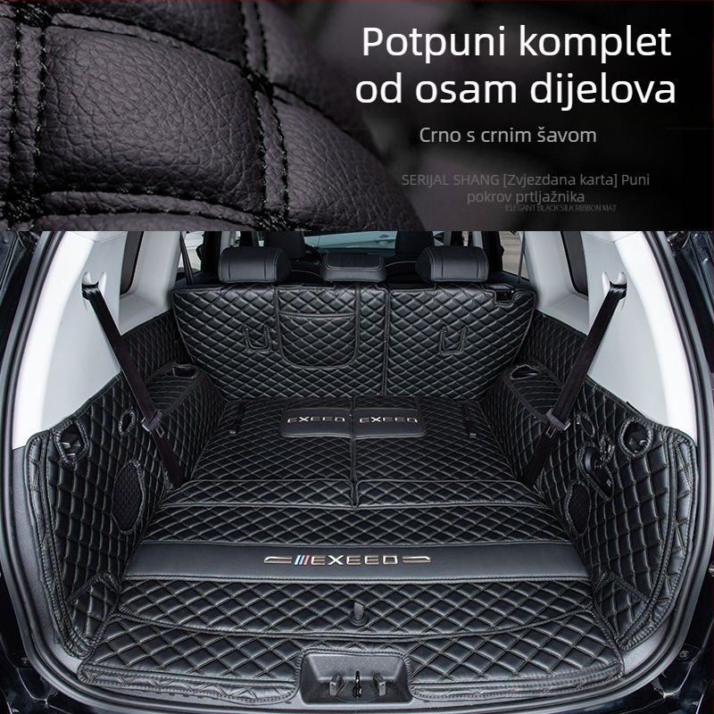 Set prostirki za prtljažnik Xingtu Lanyue Exeed VX, potpuno pokriće, za modele s pet i sedam mjesta