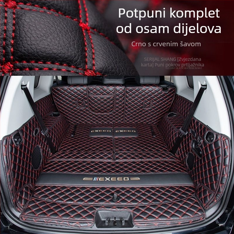 Set prostirki za prtljažnik Xingtu Lanyue Exeed VX, potpuno pokriće, za modele s pet i sedam mjesta