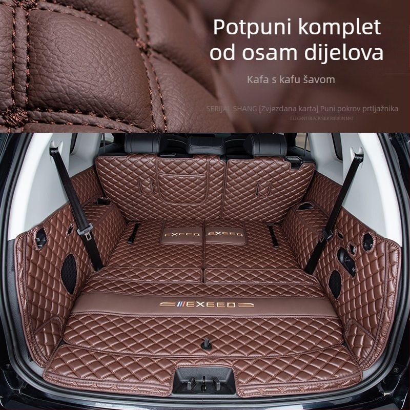 Set prostirki za prtljažnik Xingtu Lanyue Exeed VX, potpuno pokriće, za modele s pet i sedam mjesta