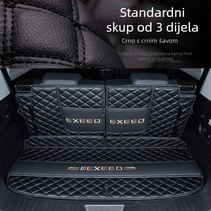 Set prostirki za prtljažnik Xingtu Lanyue Exeed VX, potpuno pokriće, za modele s pet i sedam mjesta