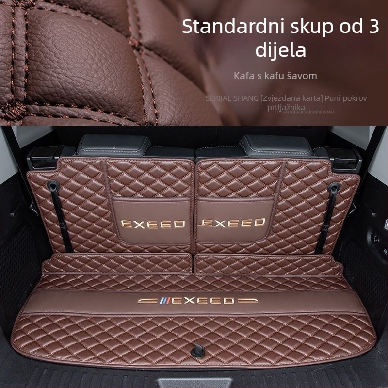 Set prostirki za prtljažnik Xingtu Lanyue Exeed VX, potpuno pokriće, za modele s pet i sedam mjesta