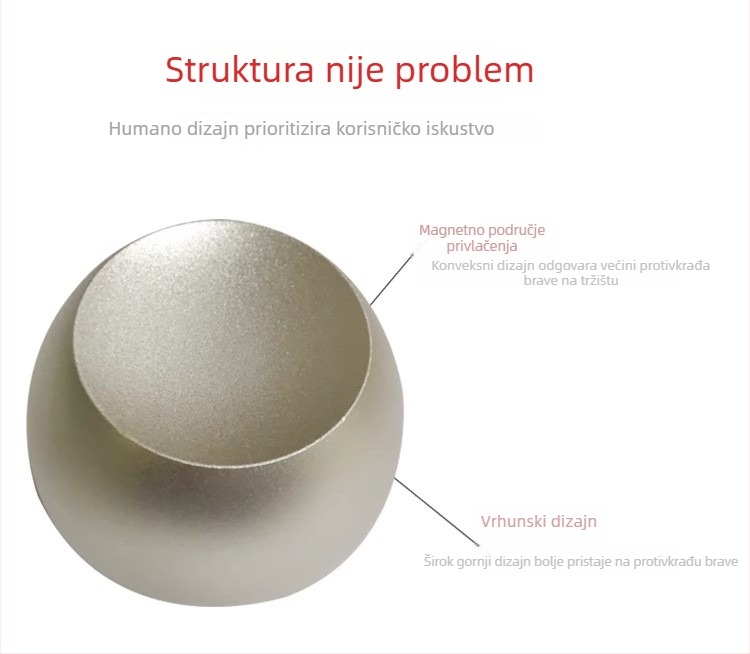 Univerzalni otključavač protiv krađe kopče za odjeću, model XX-025, marka New Star, radna temperatura 40, opseg primjene: supermarketi, trgovine odjećom, obuća i torbe