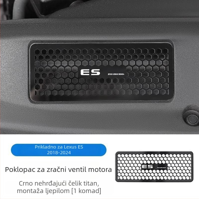 Poklop za izlaz zraka Lexus ES200, nehrđajući čelik, model Lexus